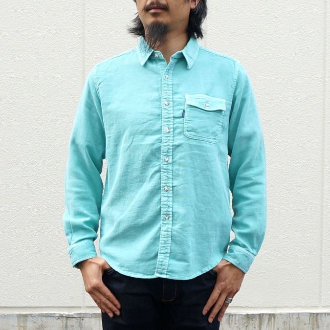 TURN ME ON ピグメント染め　綿麻シャツが入荷しました。
